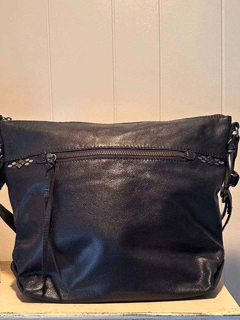 The Sak Sequoia Hobo Bag, Black Pebbled